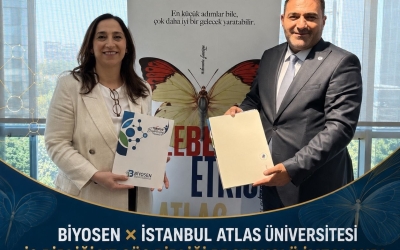 BİYOSEN ile İstanbul Atlas Üniversitesi arasında, ülkemiz biyoteknoloji ekosisteminin gelişimine katkı sunacak “İş Birliği ve Güç Birliği Protokolü”nü imzaladık.