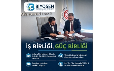 Dental biyoteknoloji ekosistemimizi ortak akıl ve güçlü iş birlikleriyle geleceğe taşıyoruz.