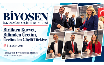 BİYOSEN İlk Seçimli Olağan Genel Kurulu 12.10.2026