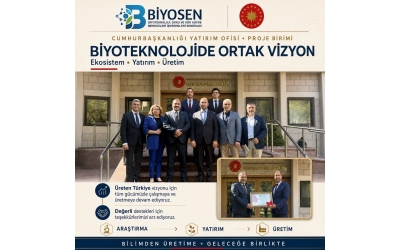 BİYOSEN Yönetim Kurulu olarak, Cumhurbaşkanlığı Yatırım Ofisi Proje Birimi’nde verimli bir görüşme gerçekleştirdik.