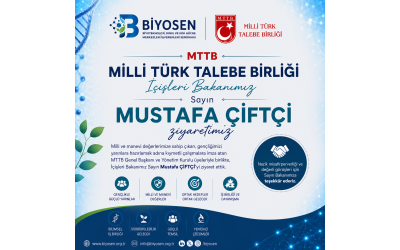 MTTB Milli Türk Talebe Birliği İç İşleri Bakanımız Sayın Mustafa ÇİFTÇİ ziyaretimiz