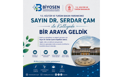 T.C. Kültür ve Turizm Bakan Yardımcımız Sayın Dr. Serdar ÇAM ile Külliyede bir araya geldik.