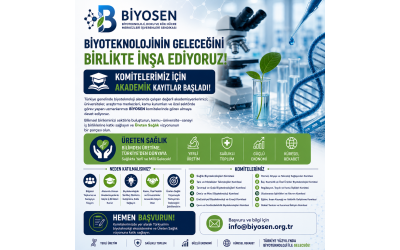 BİYOSEN Komiteleri İçin Akademik Başvurular Başladı!