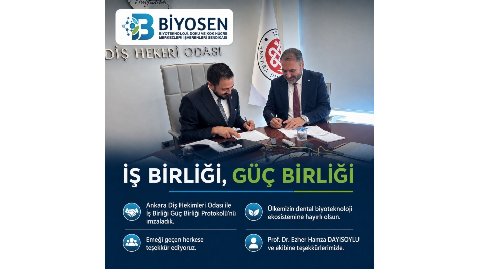 Dental biyoteknoloji ekosistemimizi ortak akıl ve güçlü iş birlikleriyle geleceğe taşıyoruz.