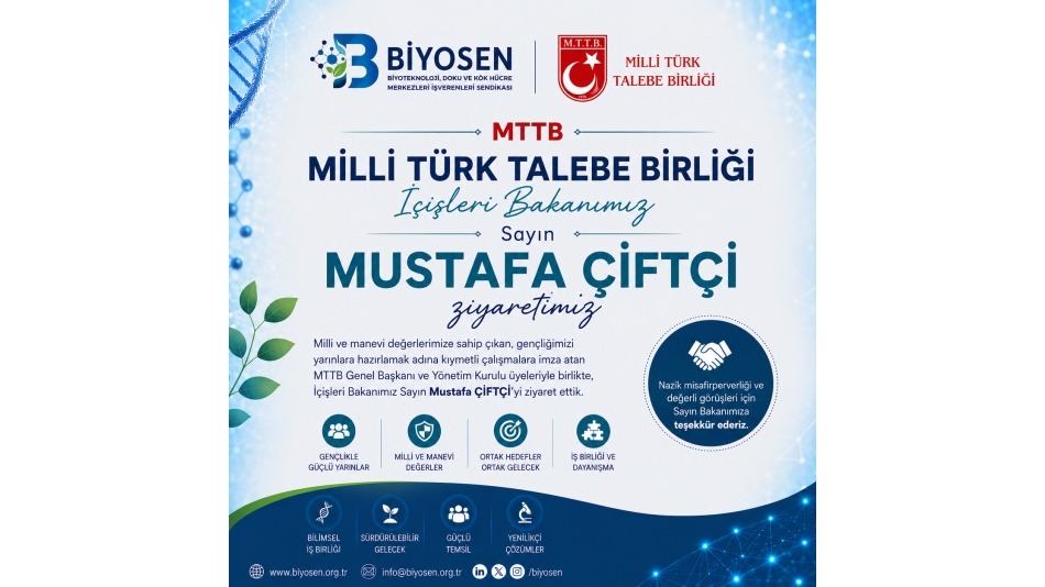 MTTB Milli Türk Talebe Birliği İç İşleri Bakanımız Sayın Mustafa ÇİFTÇİ ziyaretimiz